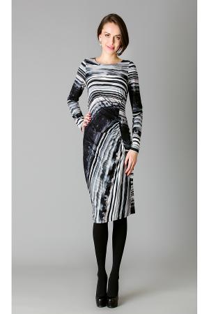 Платье  - черный, серый  цвет