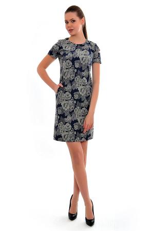 Платье  - Тёмно-синий цвет