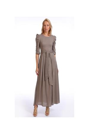 Платье  - бежевый  цвет