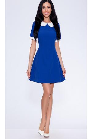 Платье  - синий  цвет