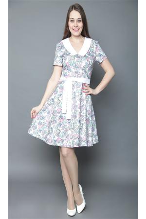 Платье  - белый  цвет