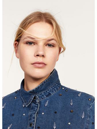 Рубашка Violeta by Mango