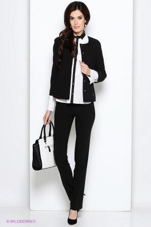 Блузка  - черный, белый  цвет