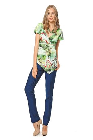 Блузка  - зеленый  цвет