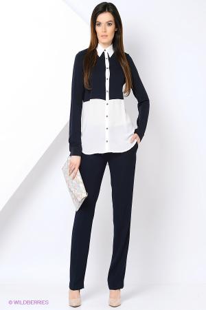 Блузка  - синий  цвет