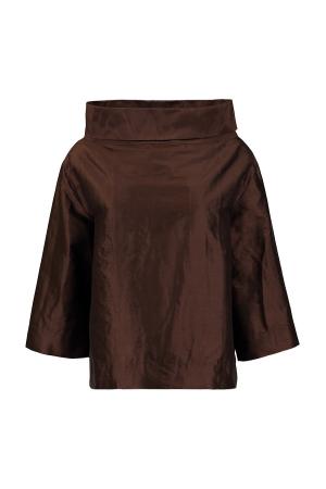 Блузка  - коричневый  цвет