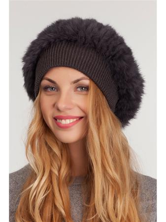 Шапка Вязаный мех