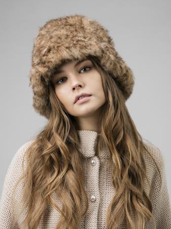 Шапка Вязаный мех