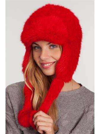 Шапка Вязаный мех