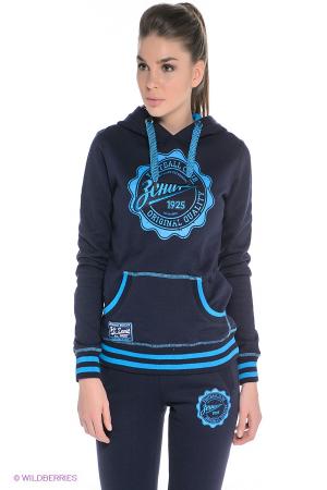 Худи  - темно-синий, лазурный  цвет