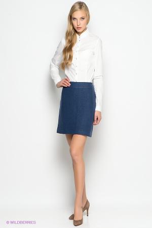 Юбка  - синий  цвет