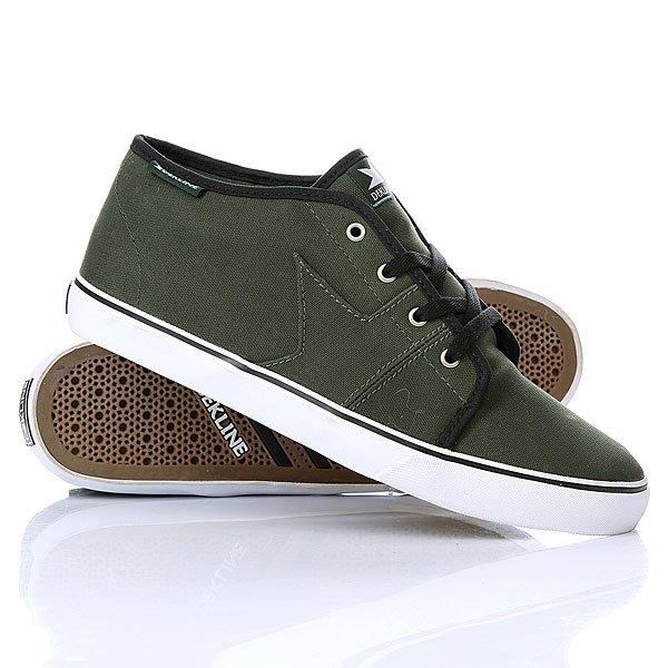 Кеды  - зеленый цвет