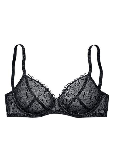 Бюстгальтер  - белый, черный цвет