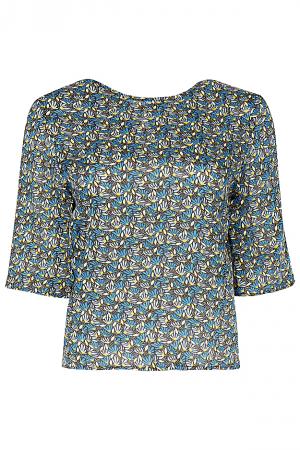 Блузка с принтом Блузка La reine blanche
