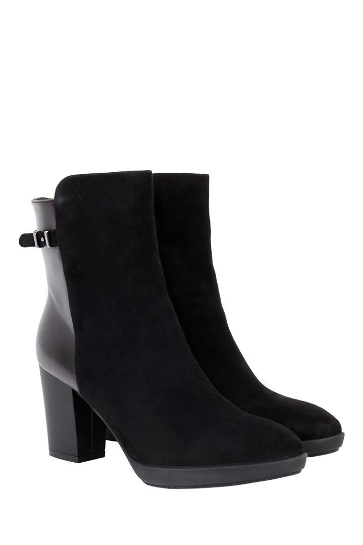 Ботильоны  - черный цвет