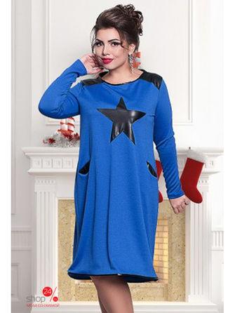 Платье  - ярко-синий цвет