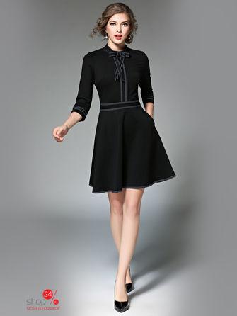 Платье  - черный цвет