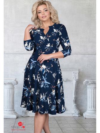 Платье  - синий цвет