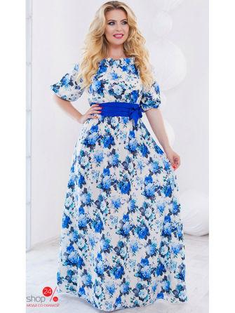 Платье  - голубой цвет