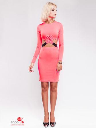 Платье  - коралловый цвет