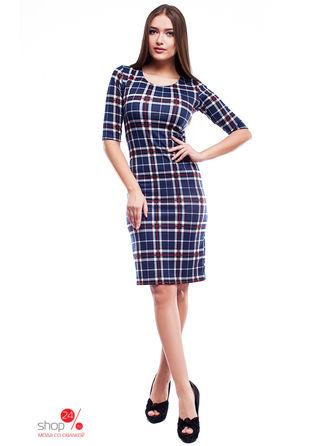 Платье  - синий цвет