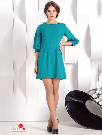 Платье  - зеленый цвет