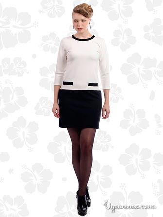 Платье  - черный, белый цвет