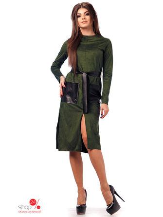 Платье  - зеленый цвет