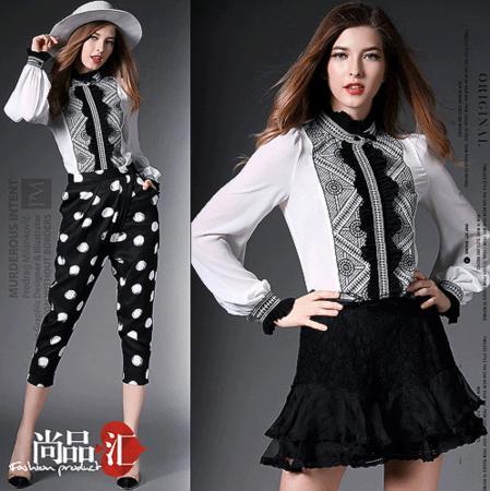 Рубашка European and American big