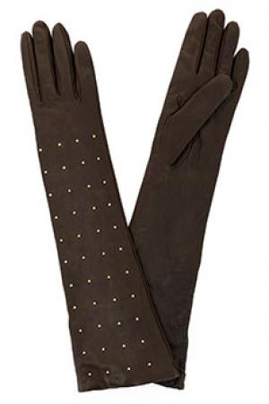 Перчатки  - Коричневый цвет