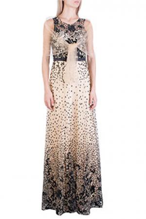 Вечернее платье  - Бежевый цвет