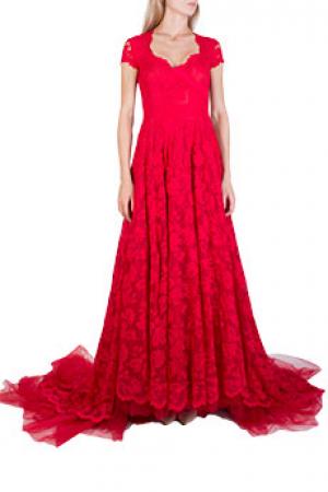 Вечернее платье  - Красный цвет