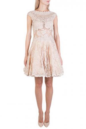 Вечернее платье  - Бежевый цвет