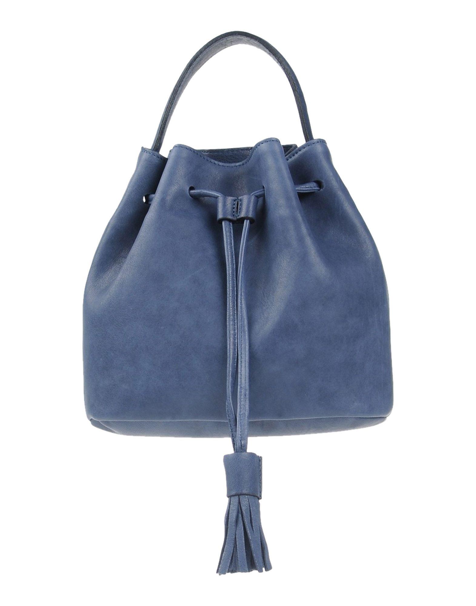 Сумка на руку  - Коричневый,Синий цвет