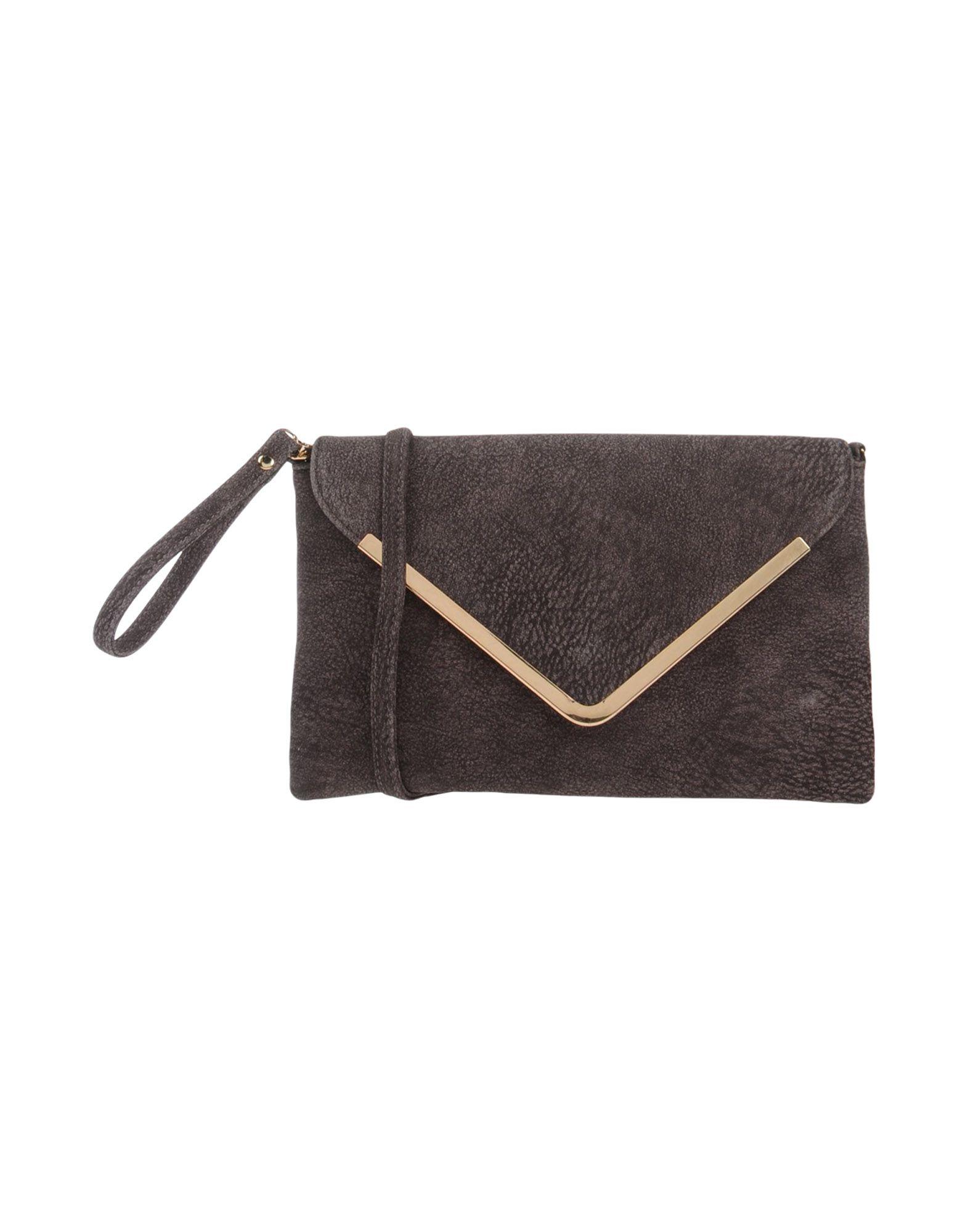 Сумка на руку  - Серый,Коричневый цвет