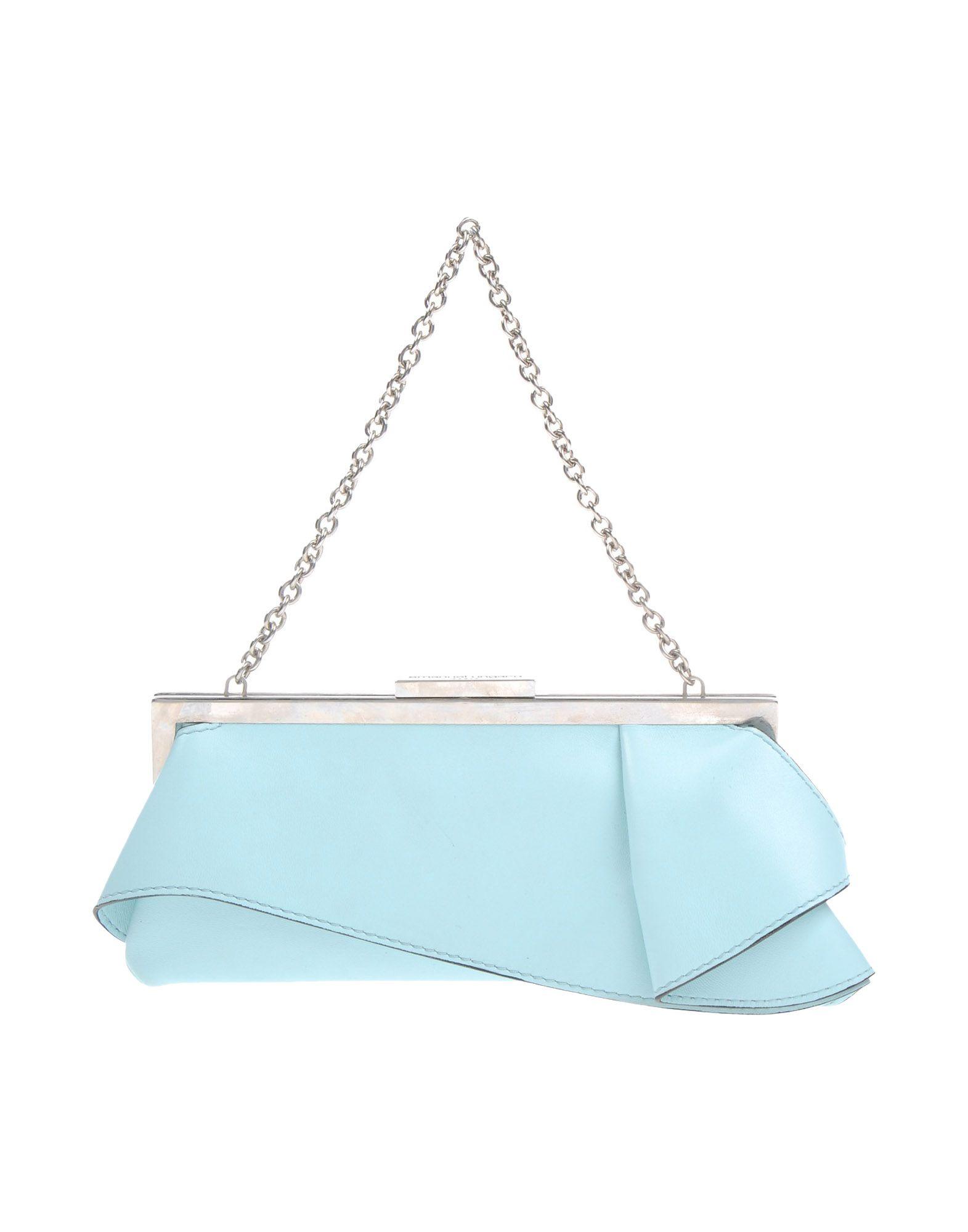 Сумка на руку  - Голубой цвет