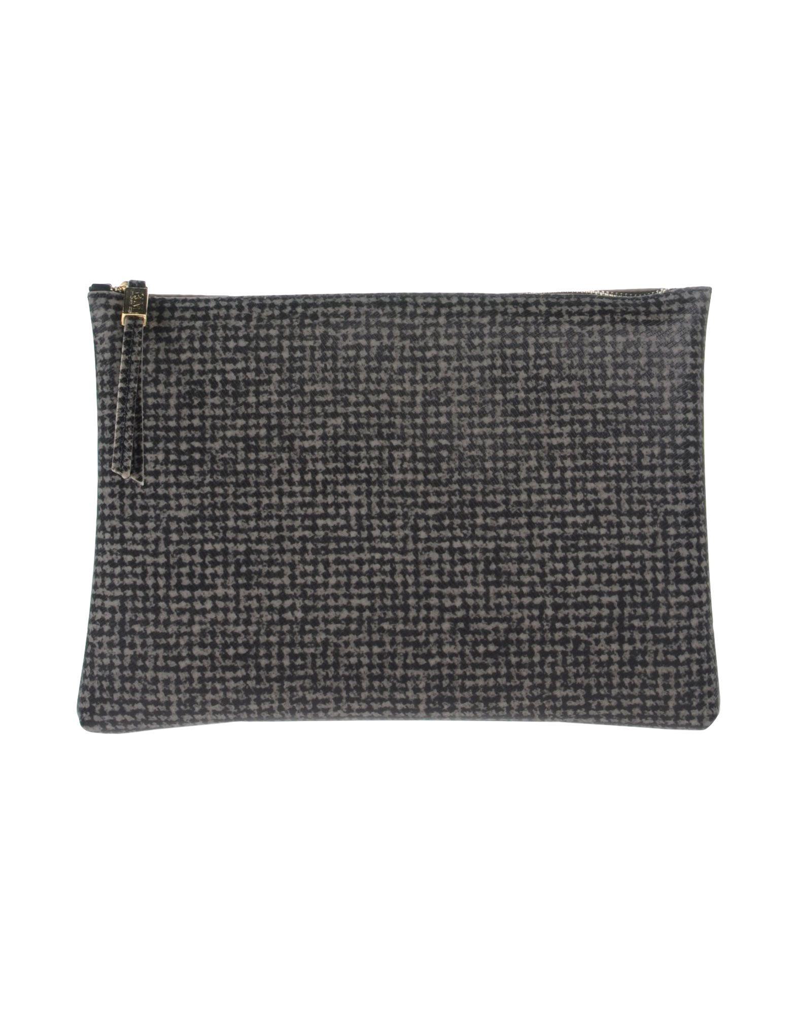 Сумка на руку  - Коричневый,Серый цвет