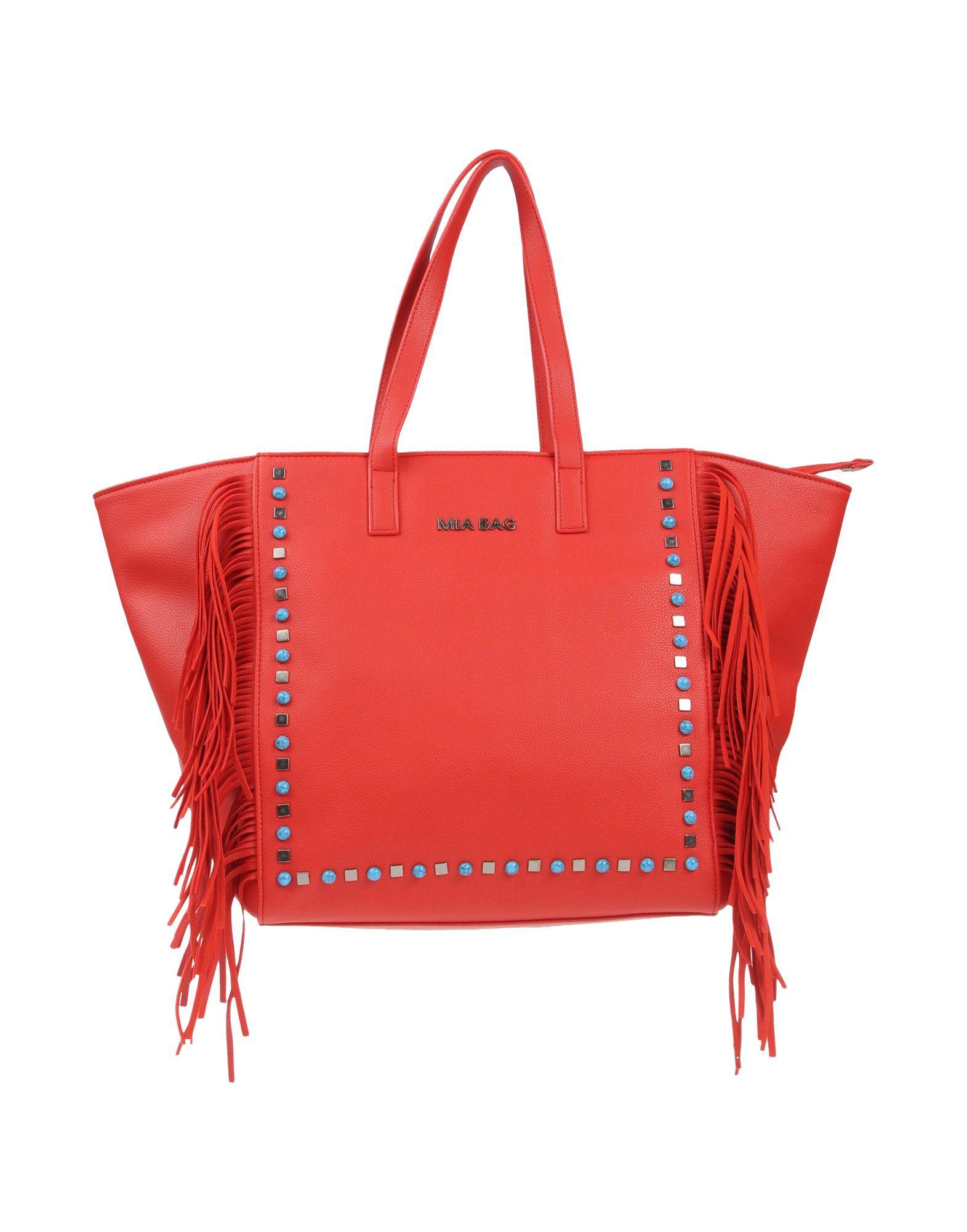 Сумка на руку  - Белый,Красный цвет