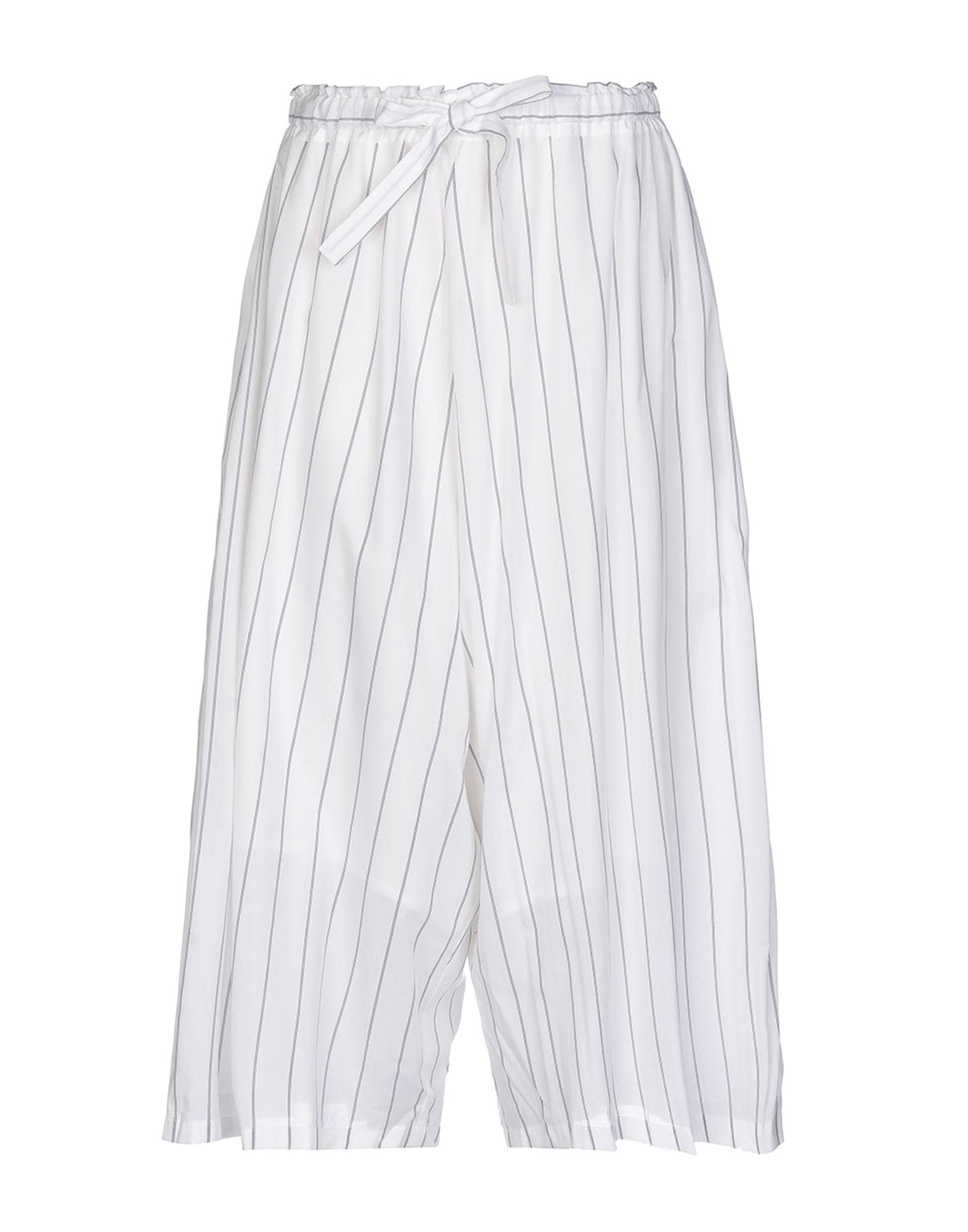 Брюки-капри  - Белый цвет