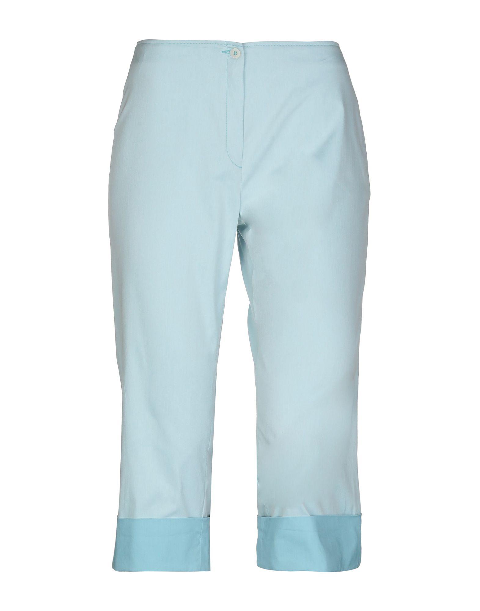 Брюки-капри  - Голубой цвет