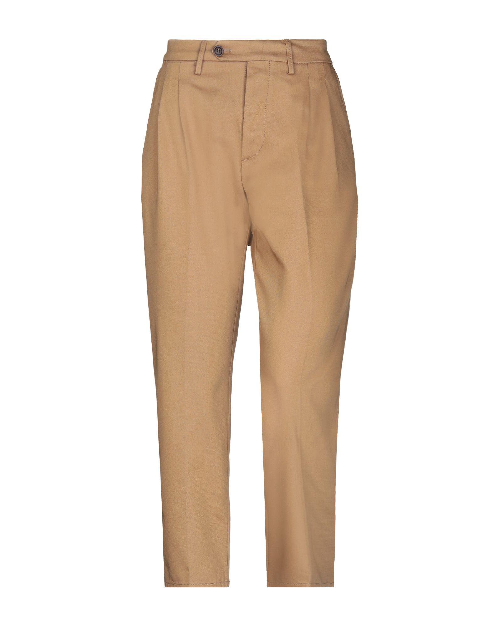 Повседневные брюки  - Бежевый,Зеленый цвет