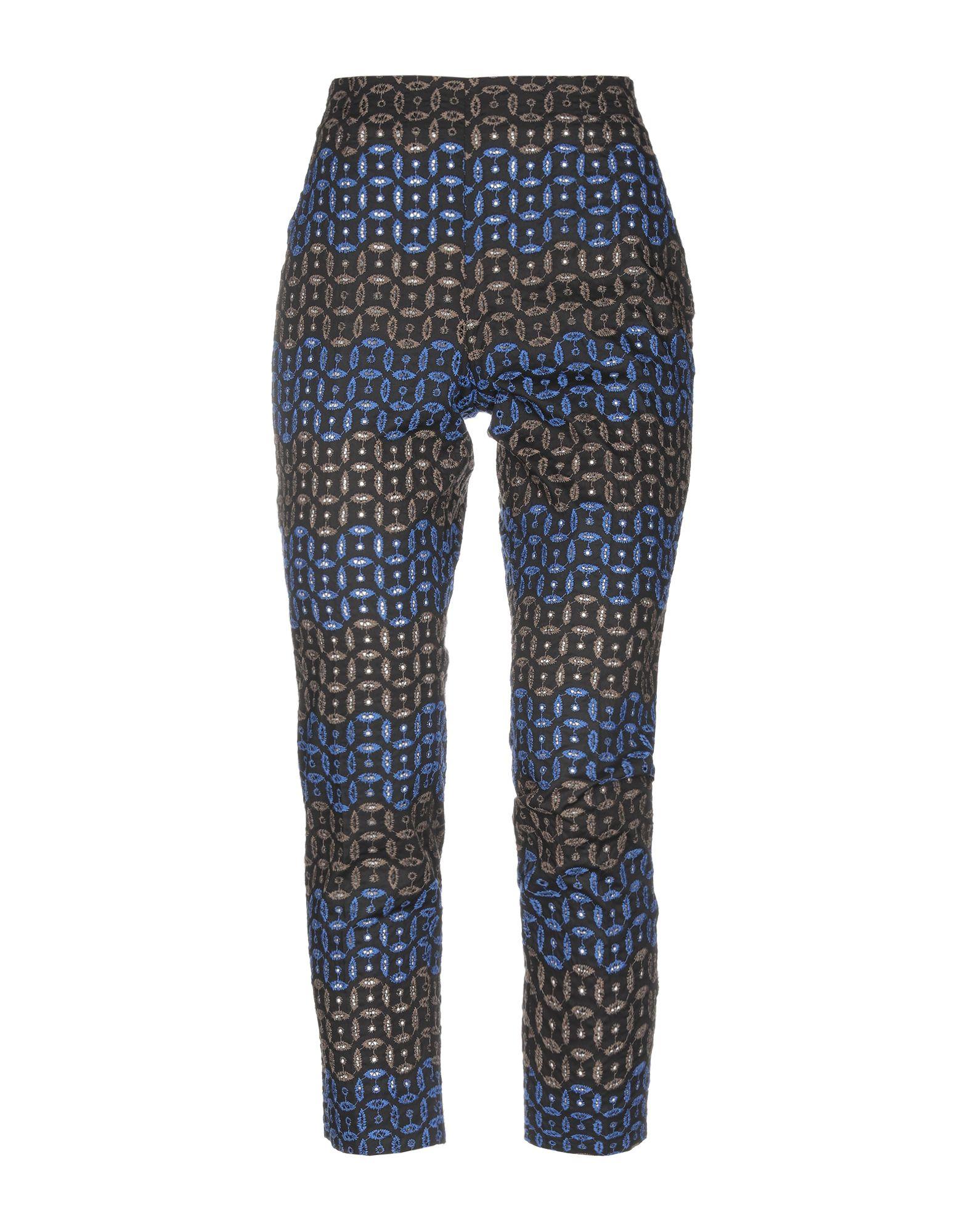 Повседневные брюки  - Оранжевый,Синий цвет