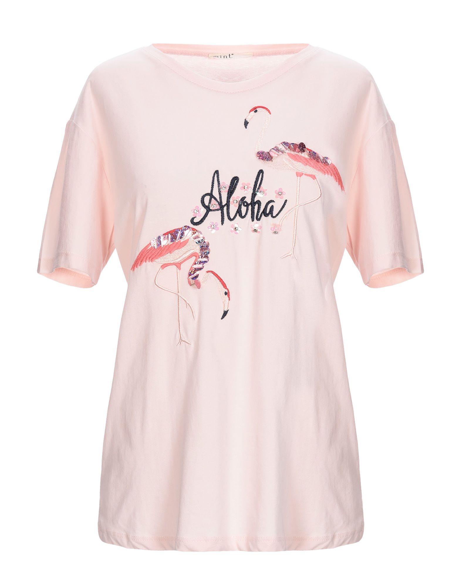 Футболка  - Розовый,Черный цвет