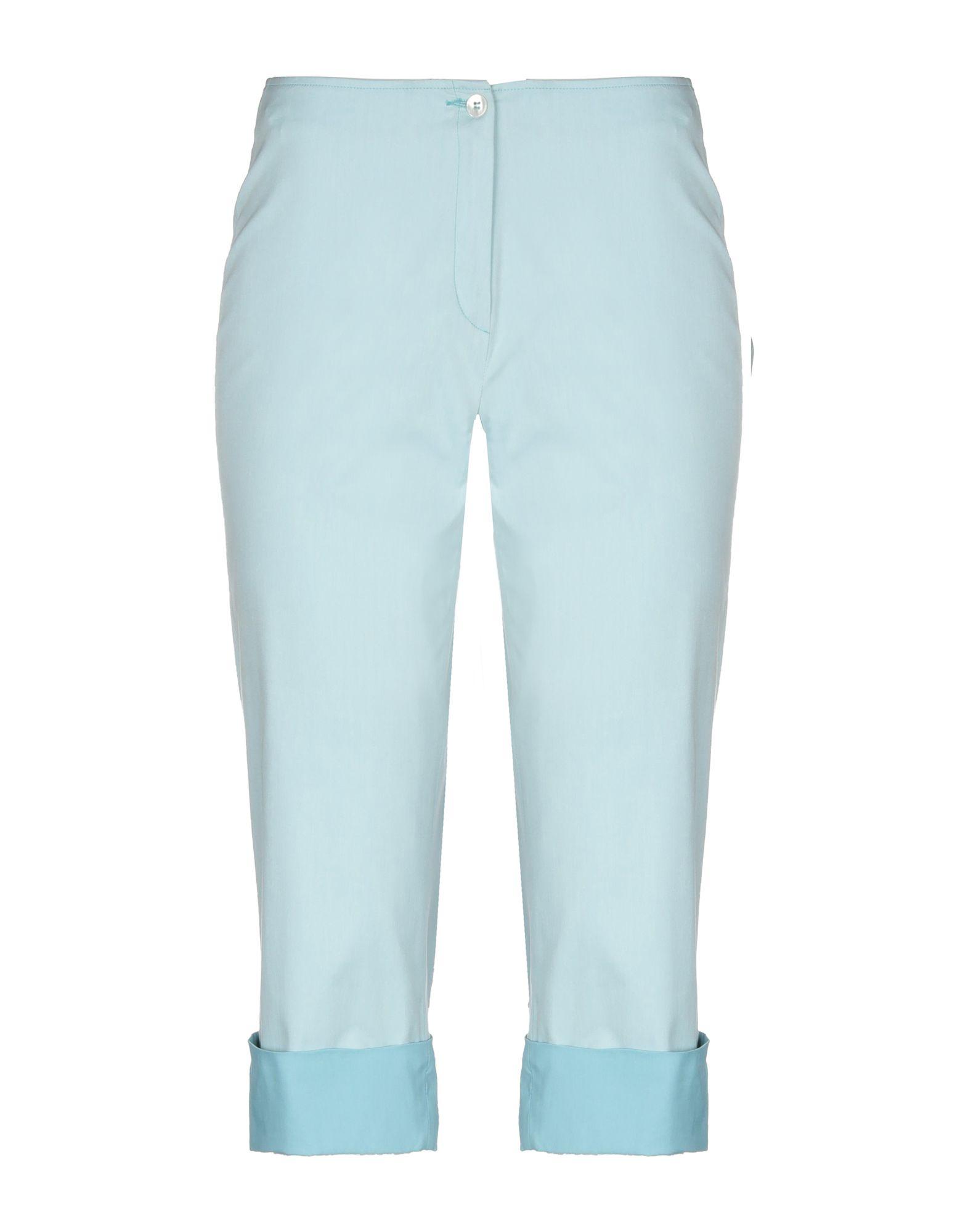 Брюки-капри  - Голубой цвет