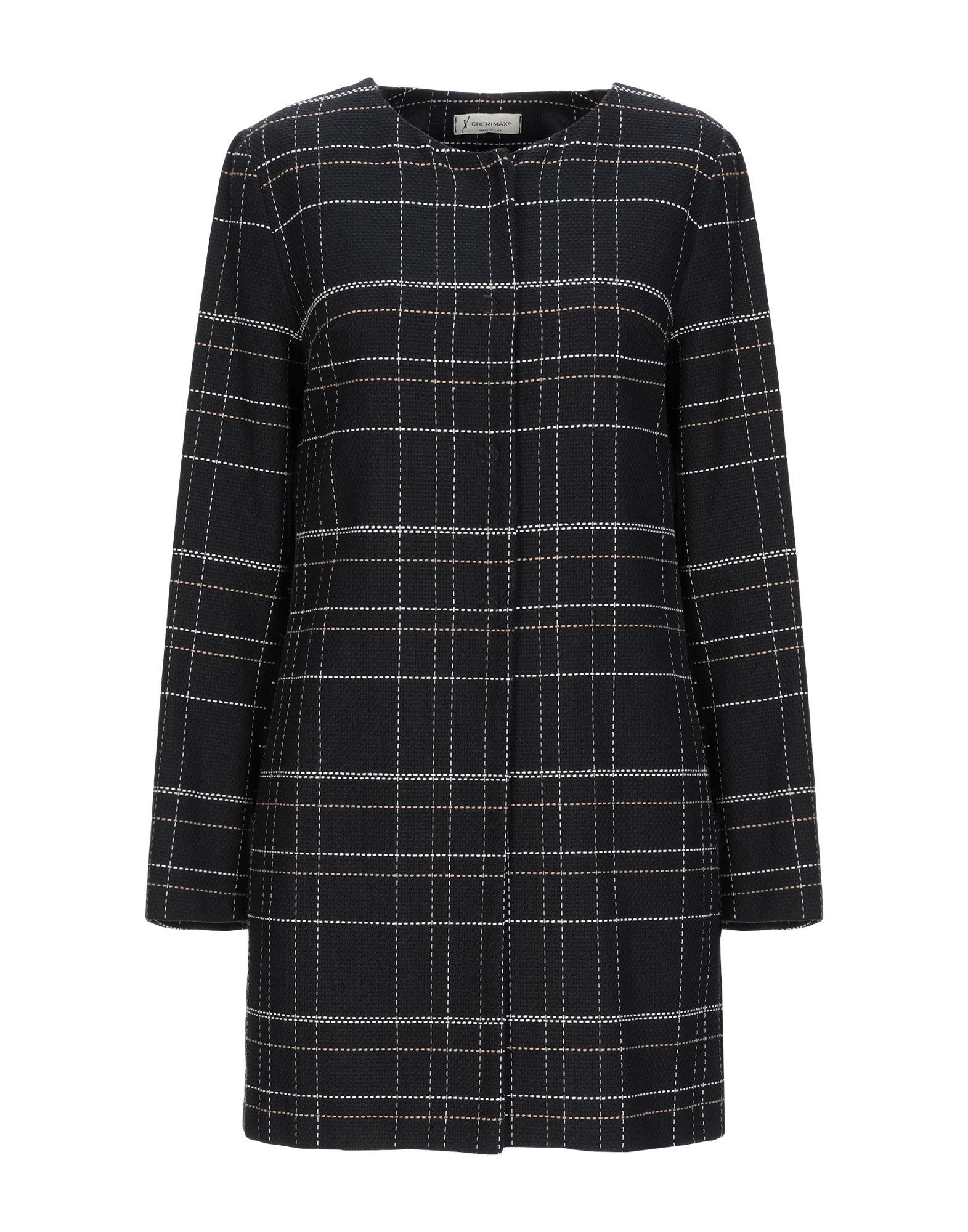 Пальто  - Синий,Черный цвет