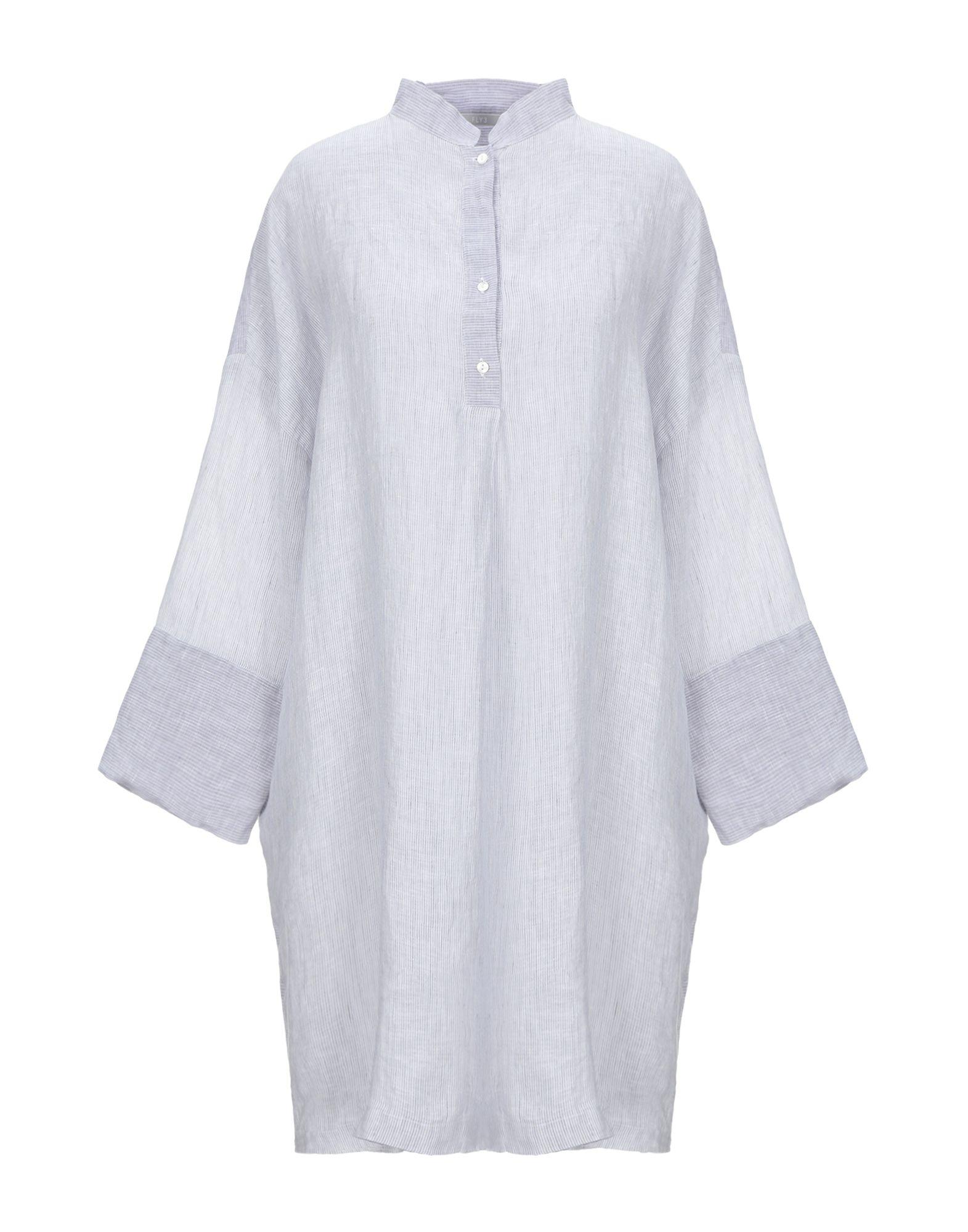 Короткое платье  - Серый цвет