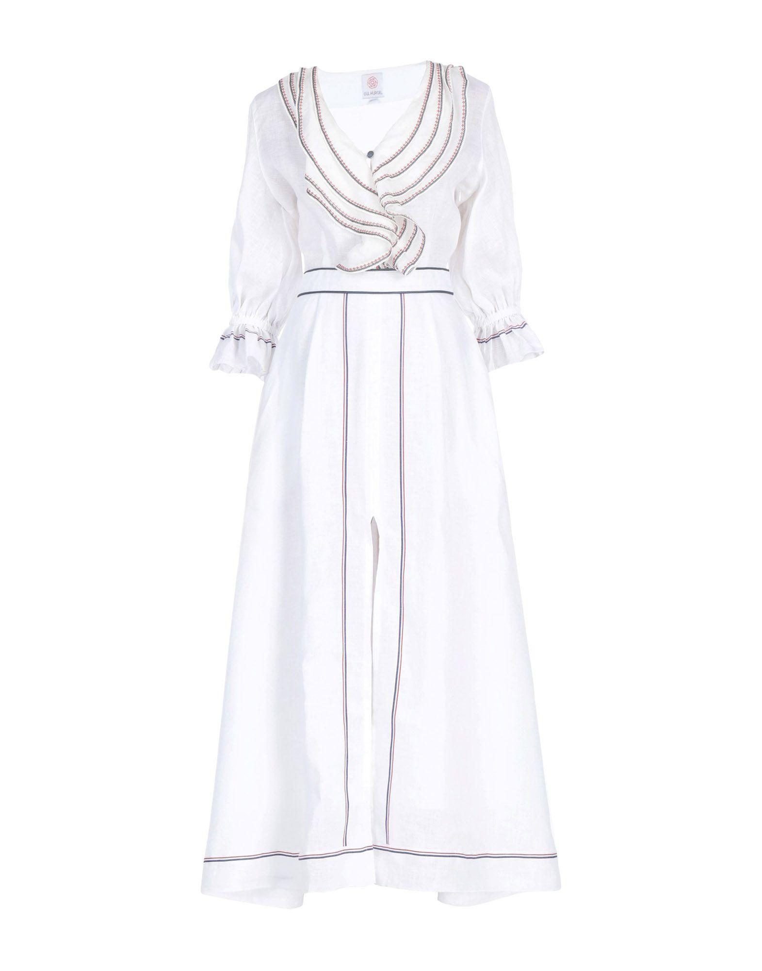 Длинное платье  - Белый цвет