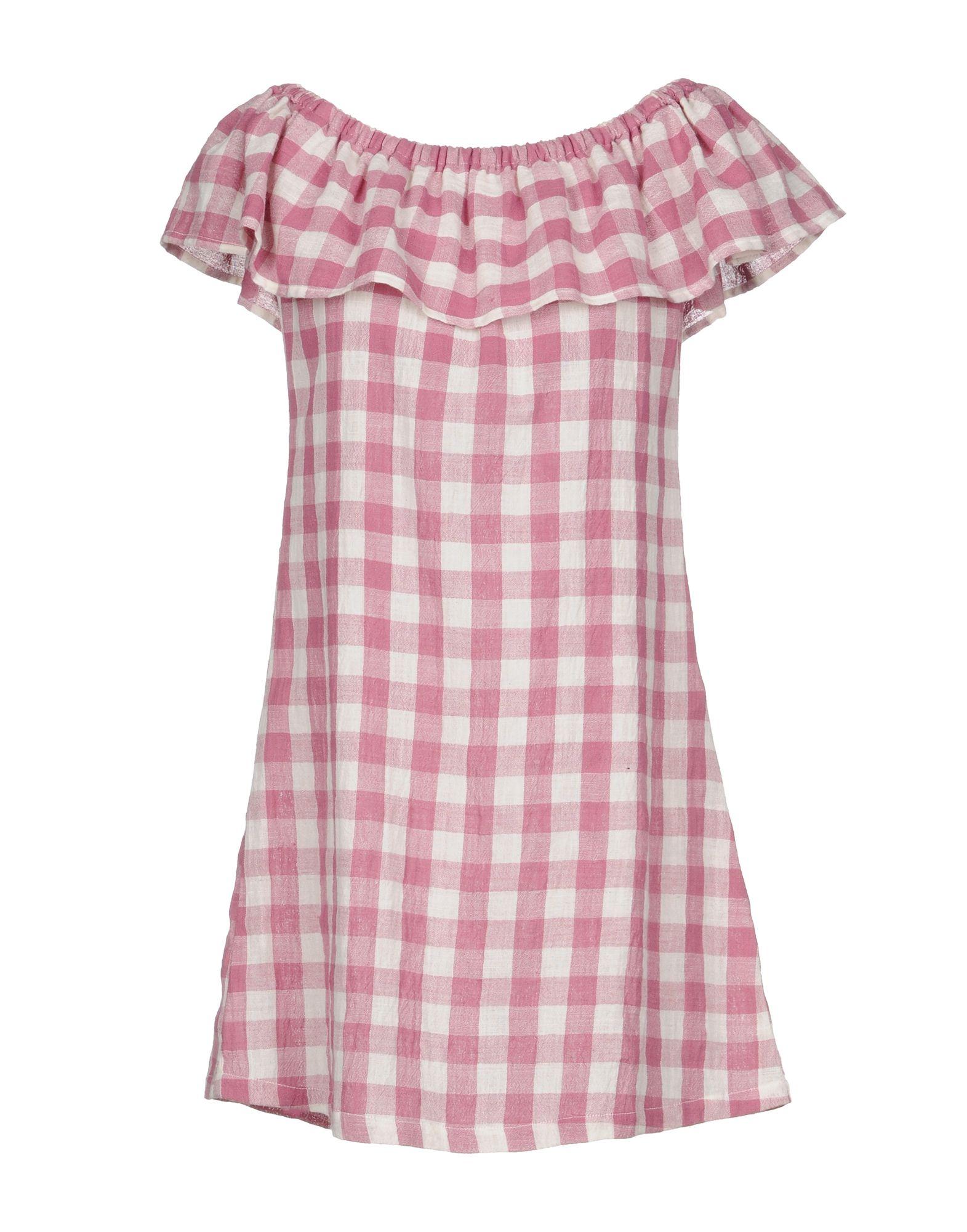 Короткое платье  - Розовый цвет