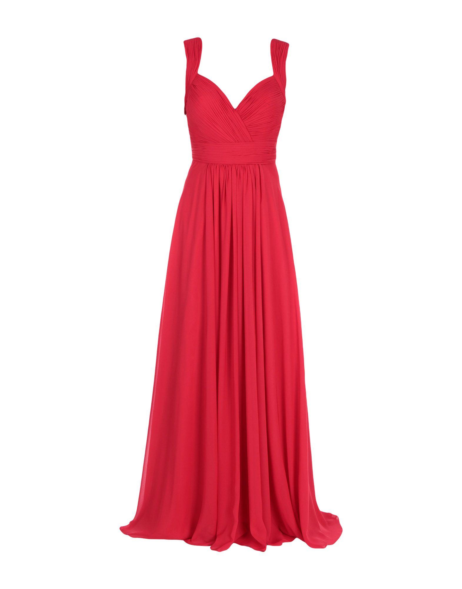 Длинное платье  - Красный,Розовый цвет