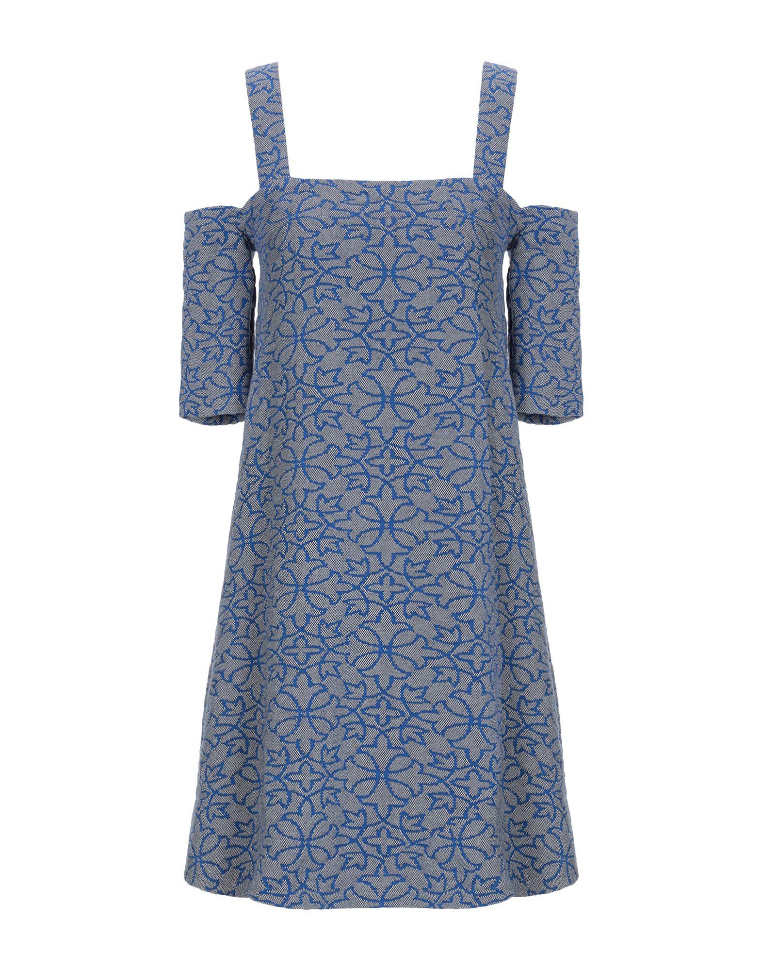 Короткое платье  - Синий цвет